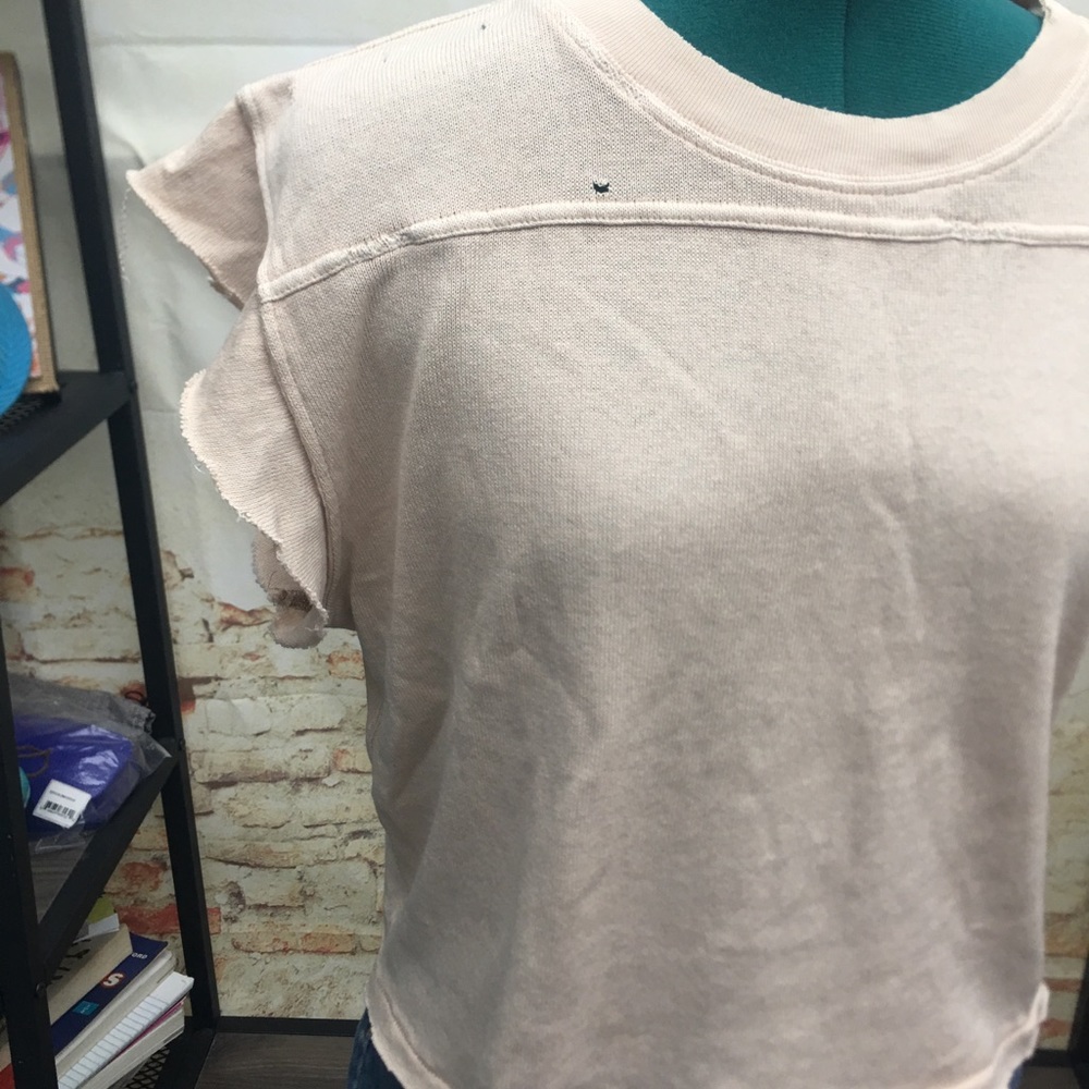 Free People Retro Warrior Distressed T-Shirt - Picture 6 of 7